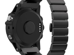 Curea ceas Smartwatch Garmin Fenix 7X / 6X / 5X Plus / 5X / 3 HR / 3, 26 mm Otel inoxidabil iUni Lin