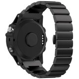 Curea ceas Smartwatch Garmin Fenix 3/Fenix 5X, 26 mm Otel inoxidabil iUni Link Bracelet, Negru